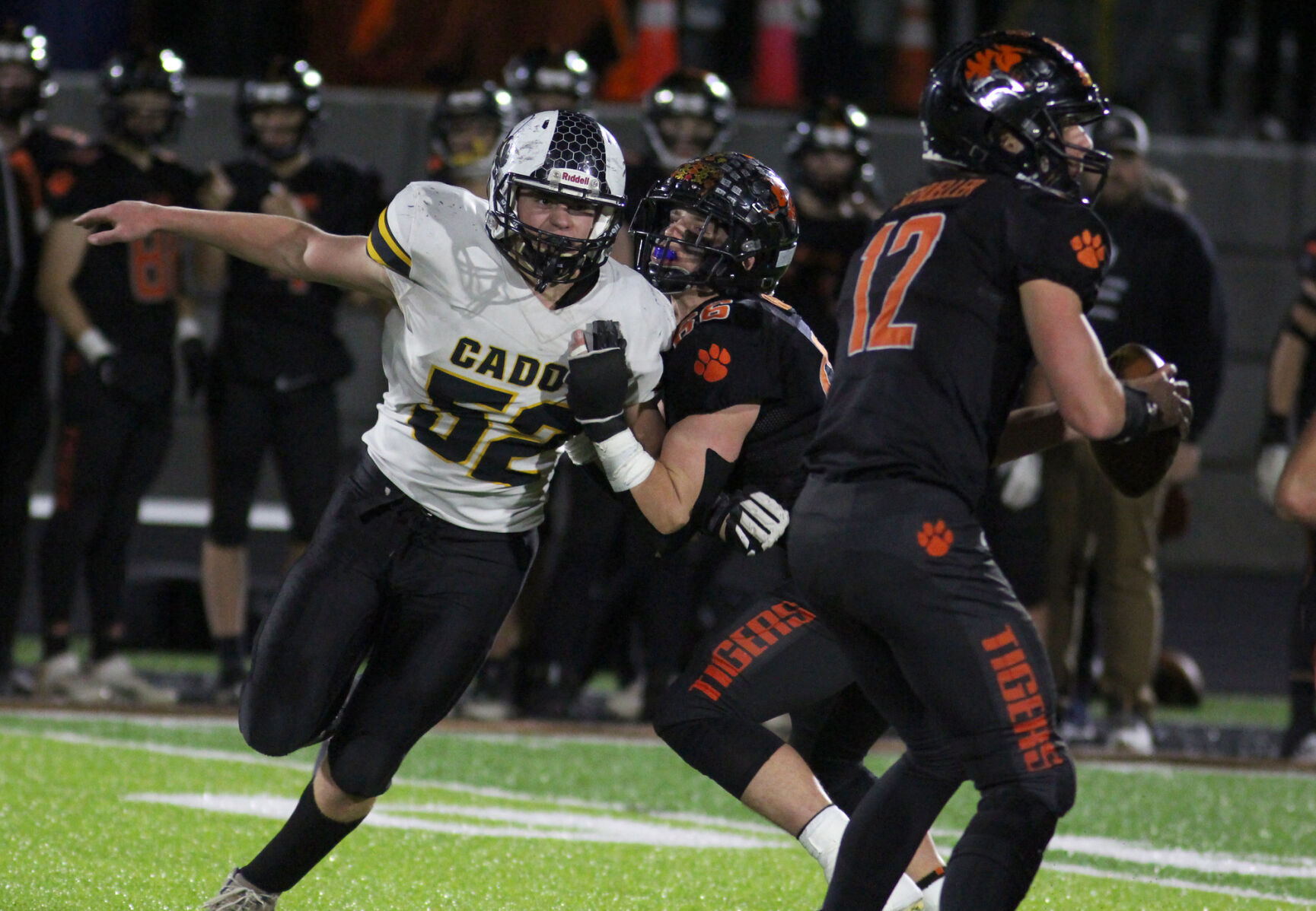 Cadott football vs Stratford at Marshfield 10-28-22
